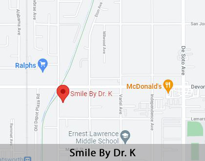 Map image for Dental Braces in Chatsworth, CA